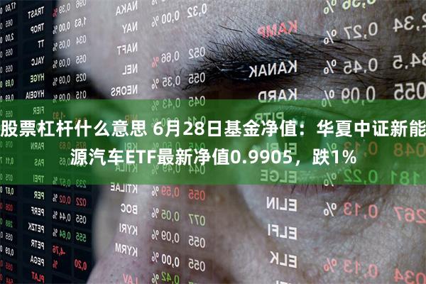 股票杠杆什么意思 6月28日基金净值：华夏中证新能源汽车ETF最新净值0.9905，跌1%