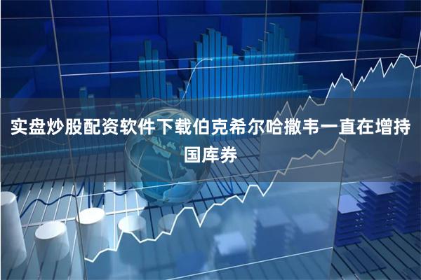 实盘炒股配资软件下载伯克希尔哈撒韦一直在增持国库券